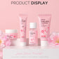 4pcs/Bag Sakura Skin Care Sets Facial Cleanser Face Face Toner Sunscreen Moisturizing Smoothing Nourishing Skincare Product