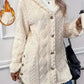 Women’s Thick Plush Hooded Cardigan