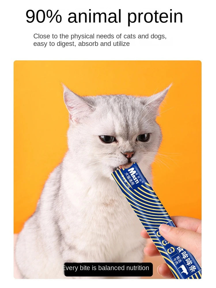 Cat snacks cat strips 15g into