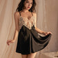 Midnight Lace Backless Nightdress