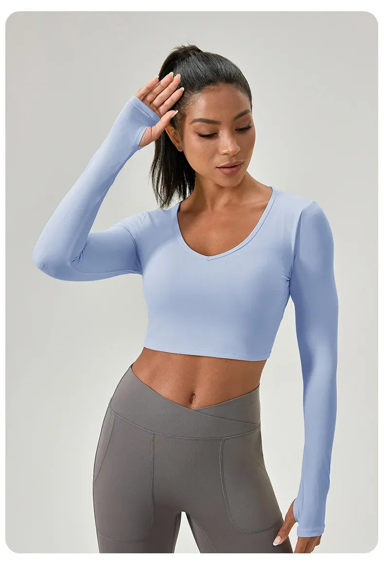 Active Form Long‑Sleeve Fitness Top