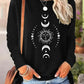 Women’s Cotton Printed Long‑Sleeve Top