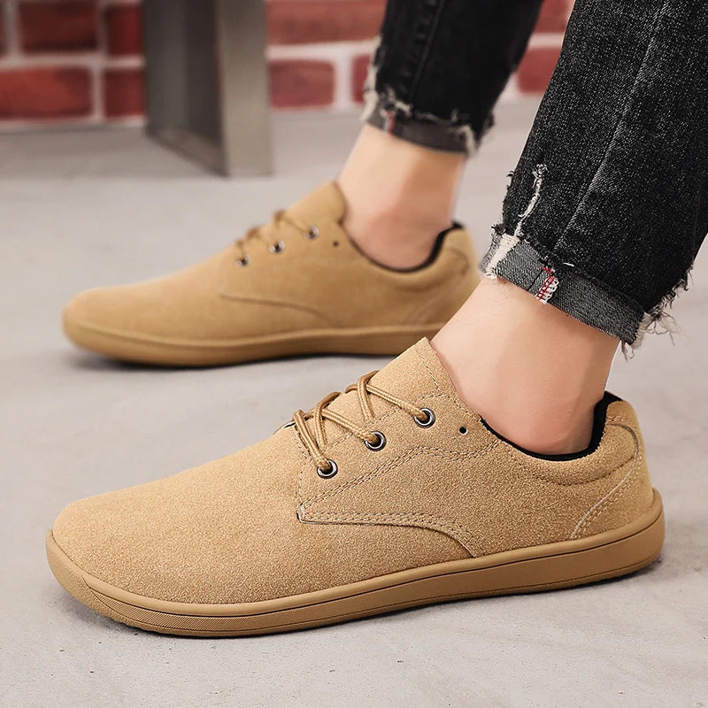 Men’s Wide‑Toe Minimalist Sneakers