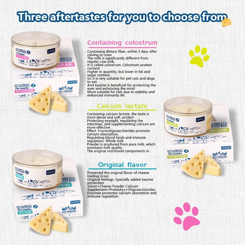 Pet Freeze-dried Food High Calcium Cheese