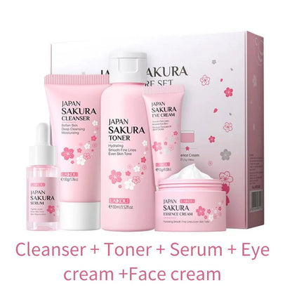 Sakura 6-Piece Travel Skin Care Set