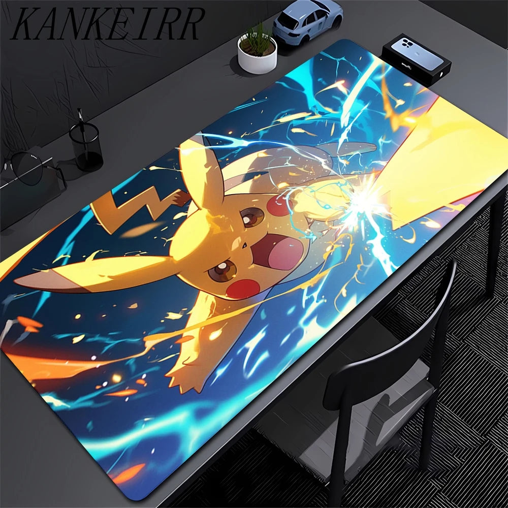Pikachu Mouse Pad - Large Rubber Gaming Desk Mat