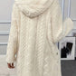 Women’s Thick Plush Hooded Cardigan