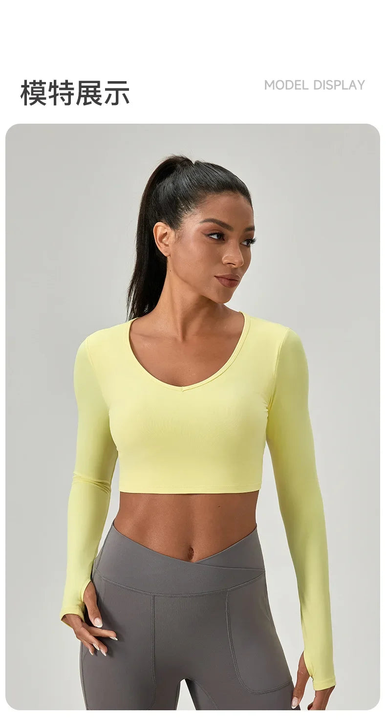 Active Form Long‑Sleeve Fitness Top