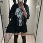 Women’s Y2K Cotton Oversized Graphic T‑Shirt