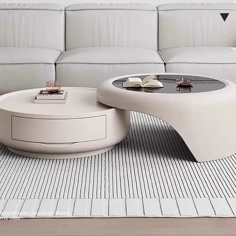 Luxury Modern Round Coffee Table – Minimalist Contemporary Design