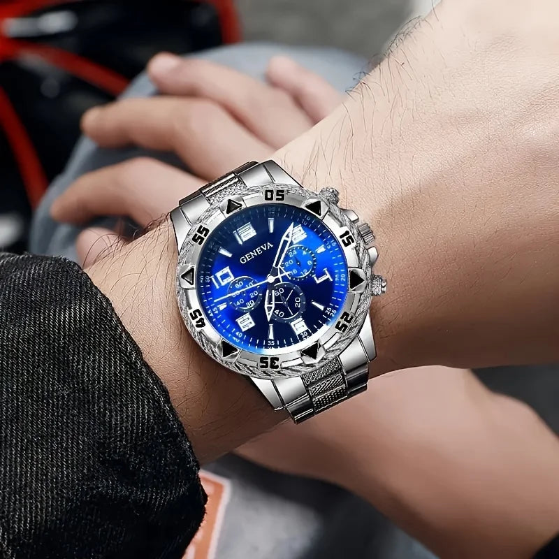 The RUNERR 4-Piece Fashion & Sports Quartz Watch Set