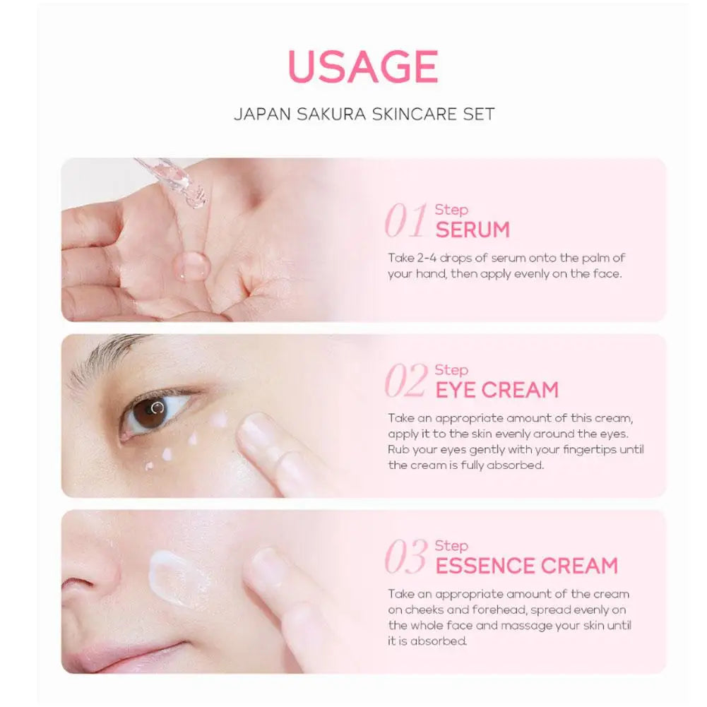 Sakura Skin Care Sets by LAIKOU