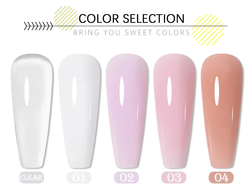 PUENTE Hema-Free 30ML Poly Nail Gel Set (5 Pcs)