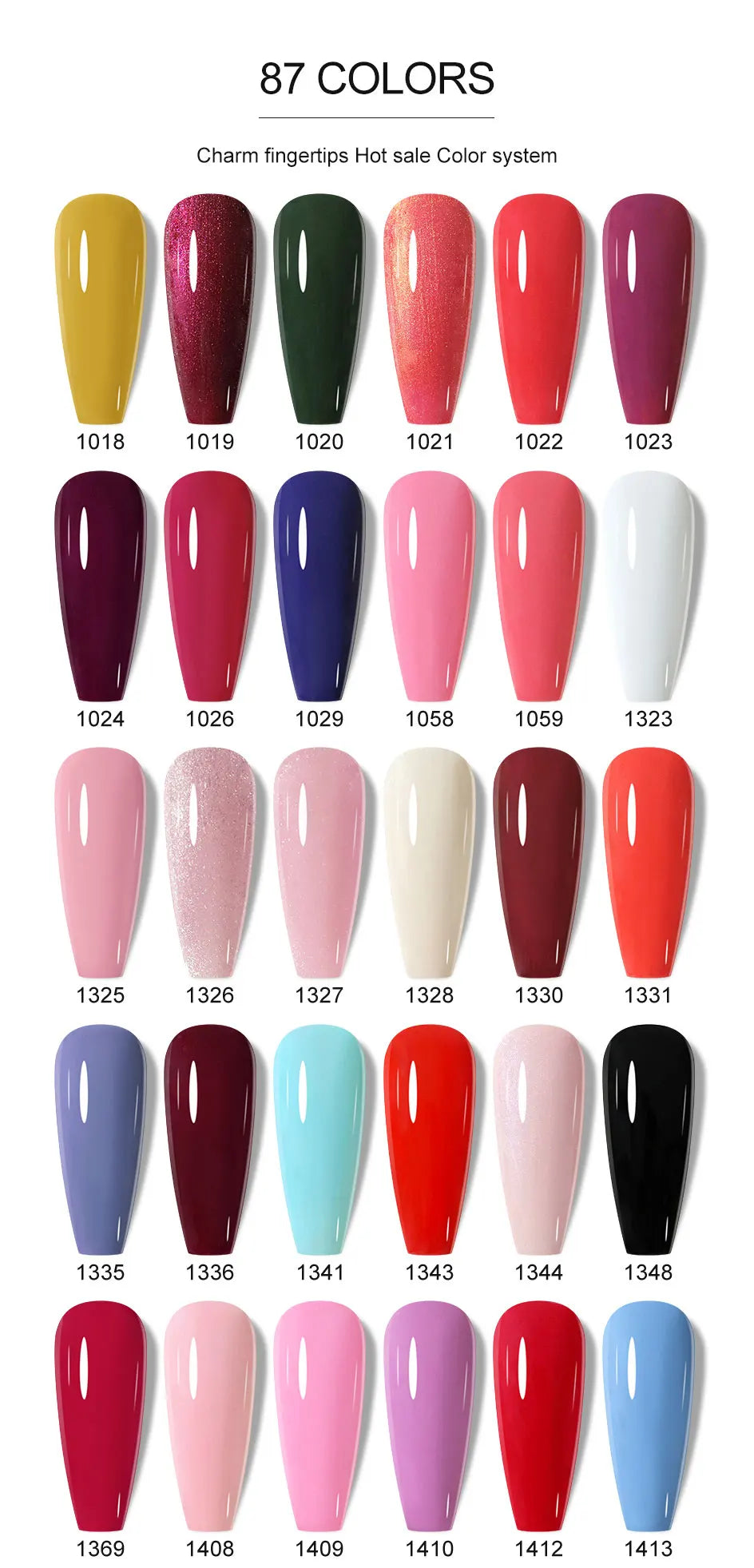Clou Beaute 15ml HEMA/TPO-Free UV Gel Polish (Classic Red Collection)