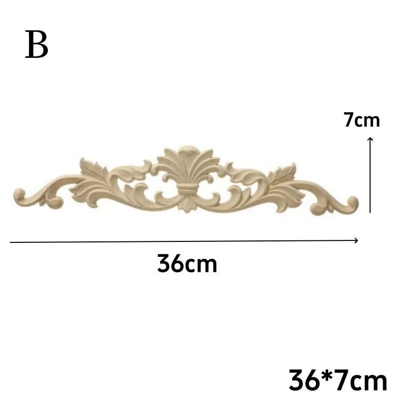 Decorative Wood Appliques and Onlays Natural
