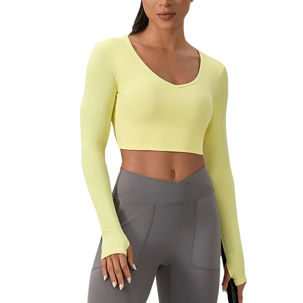 Active Form Long‑Sleeve Fitness Top