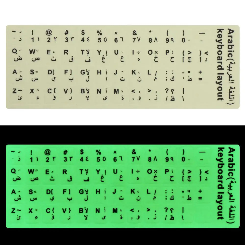 "Laptop Keyboard Sticker Protective Film - Multi-Language"