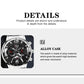 The DEYROS 5PCS Set: Fashion Men's Calendar Quartz Watch, Necklace, and Bracelet