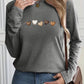 Women’s Cotton Heart‑Print Long‑Sleeve Top