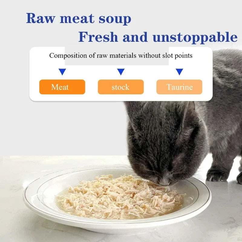 Canned cat wholesale chicken duck hydrating