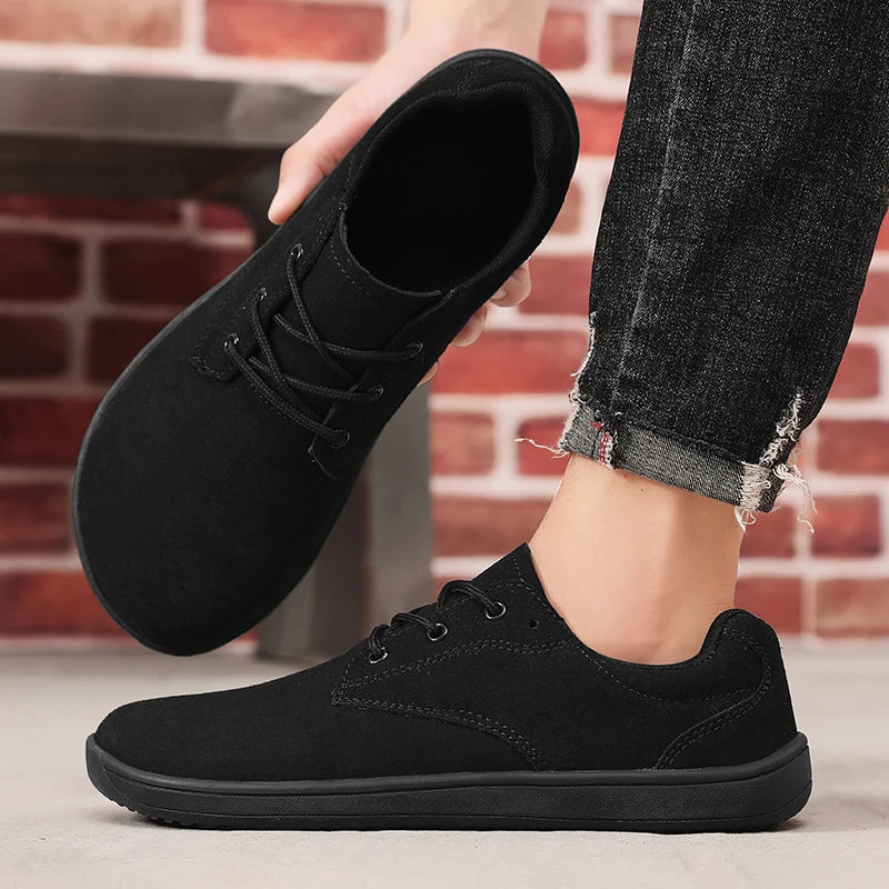 Men’s Wide‑Toe Minimalist Sneakers