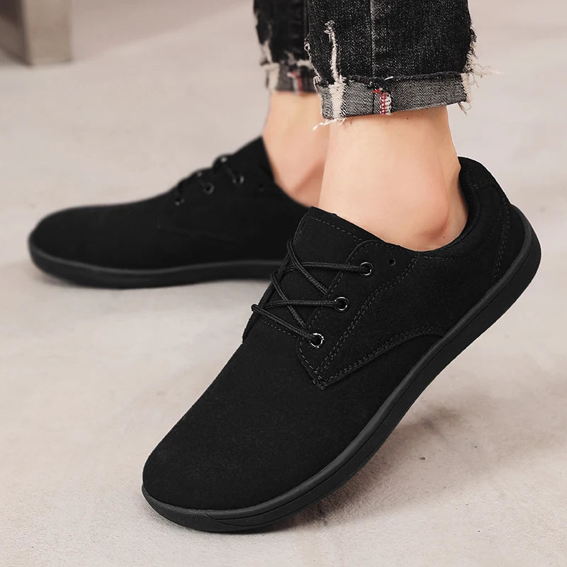 Men’s Wide‑Toe Minimalist Sneakers
