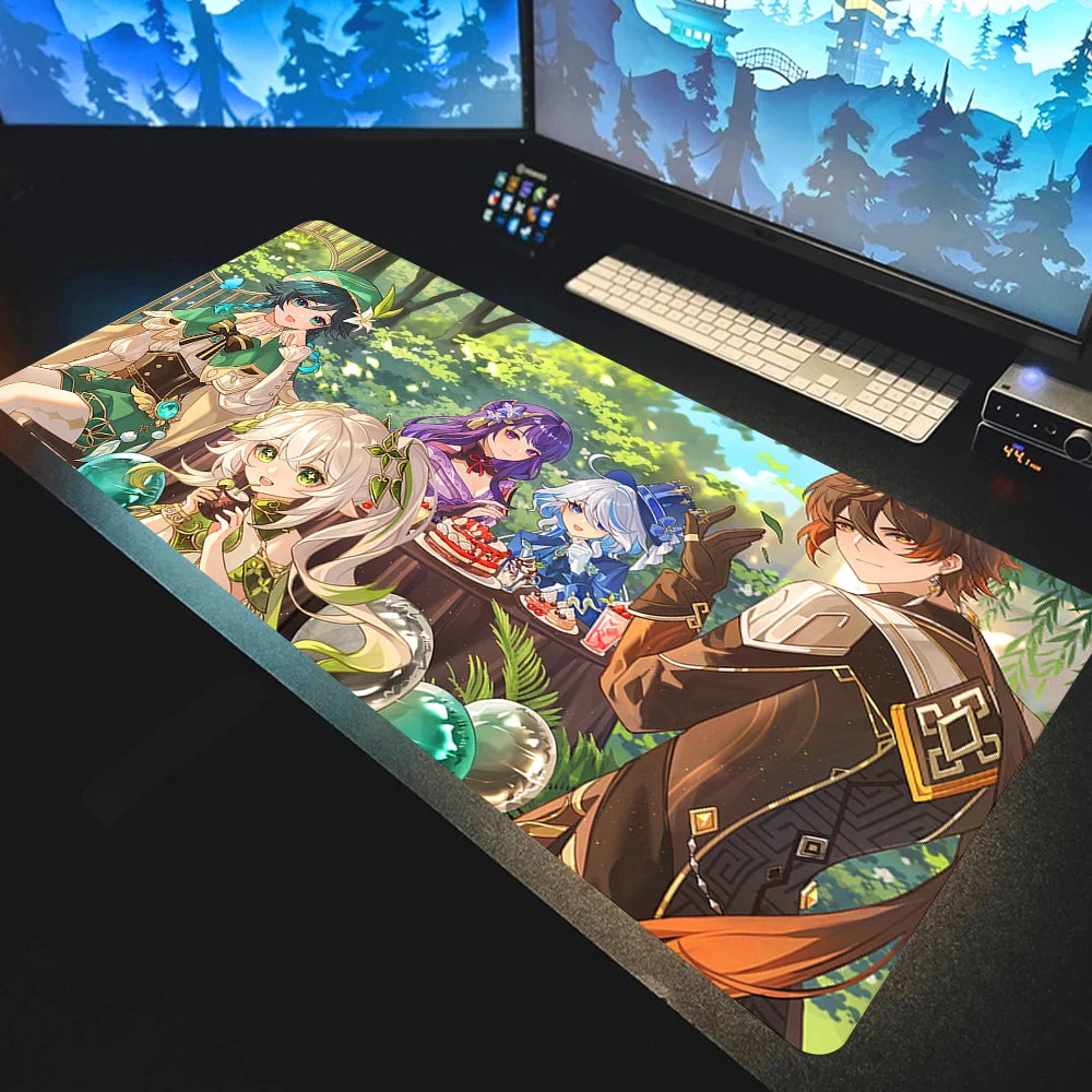 Genshin Impact Anime Mouse Pad - XXL Gaming Mat