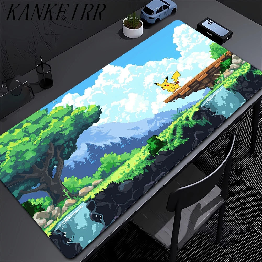 Pikachu Mouse Pad - Large Rubber Gaming Desk Mat