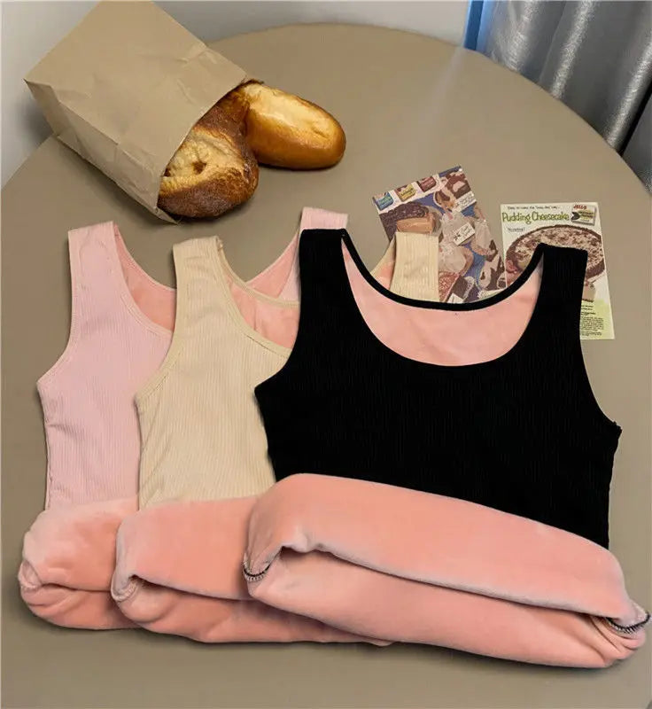Winter Warm Velvet Thermal Vest