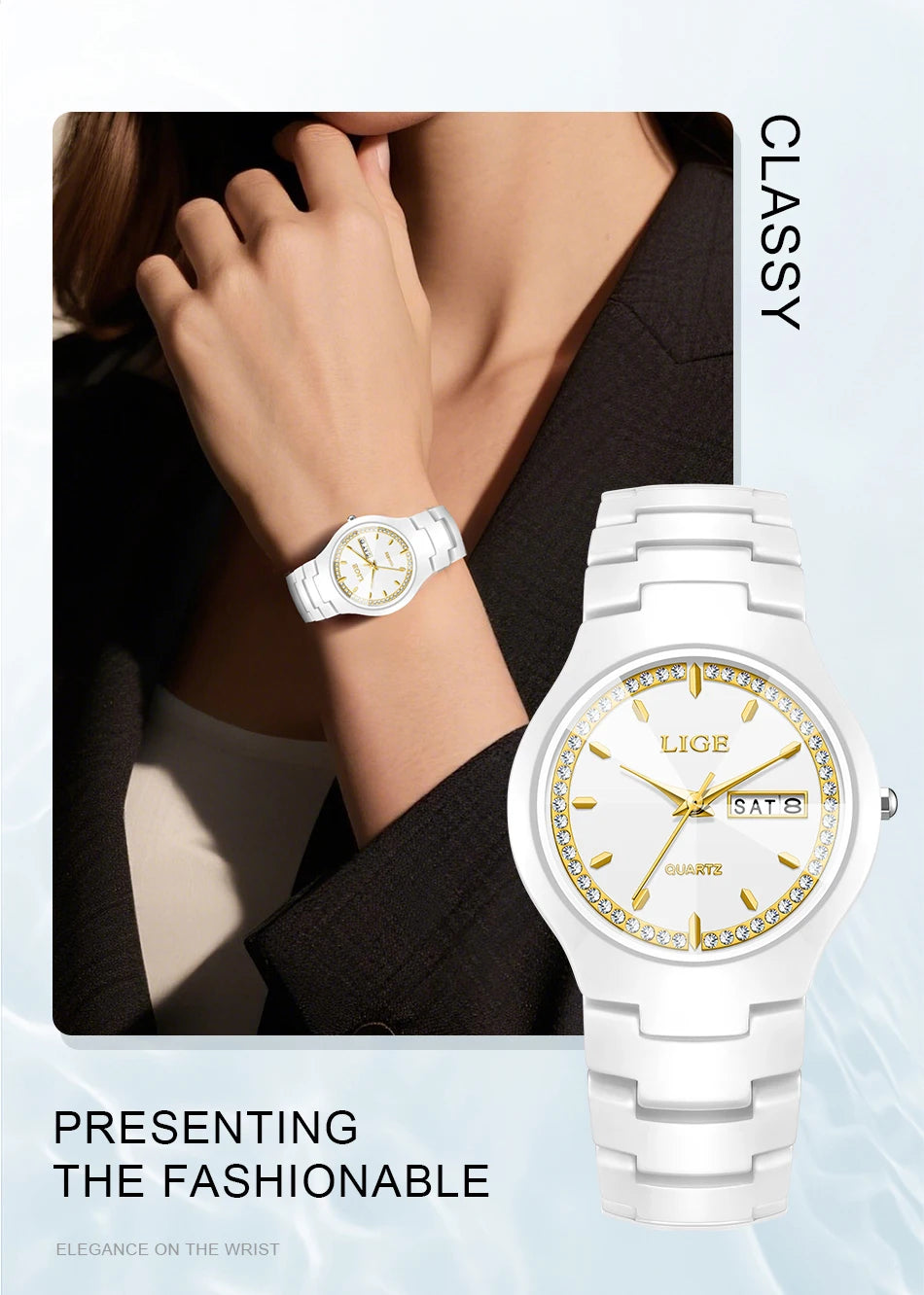 The Stella Ceramic Timepiece