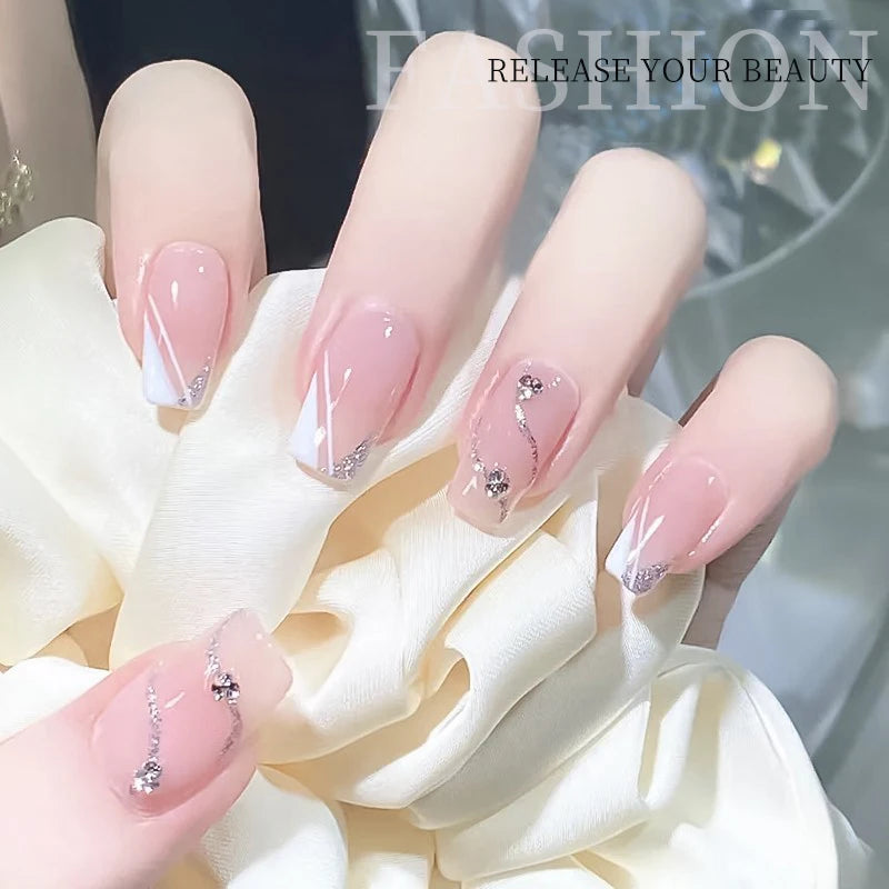 High Density Glitter Platinum Line Art UV Gel (5g)