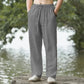 Men’s Cotton‑Linen Beach Pants