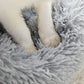 Winter Round Plush Dog Beds Washable Plush Fluffy Pet Cushion Dog Cat Bed Mat Portable Pet Kennel Puppy Pad