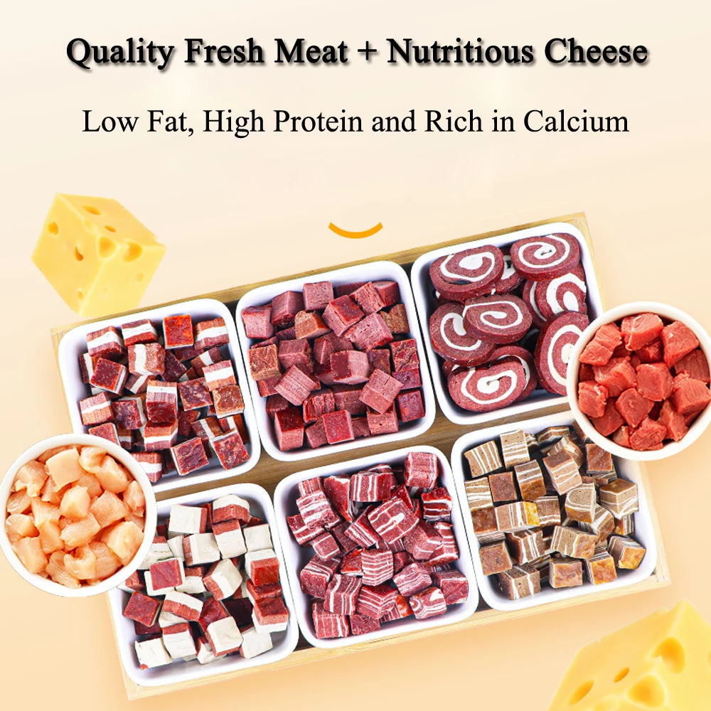 Diced Beef Dog Treats for Small,