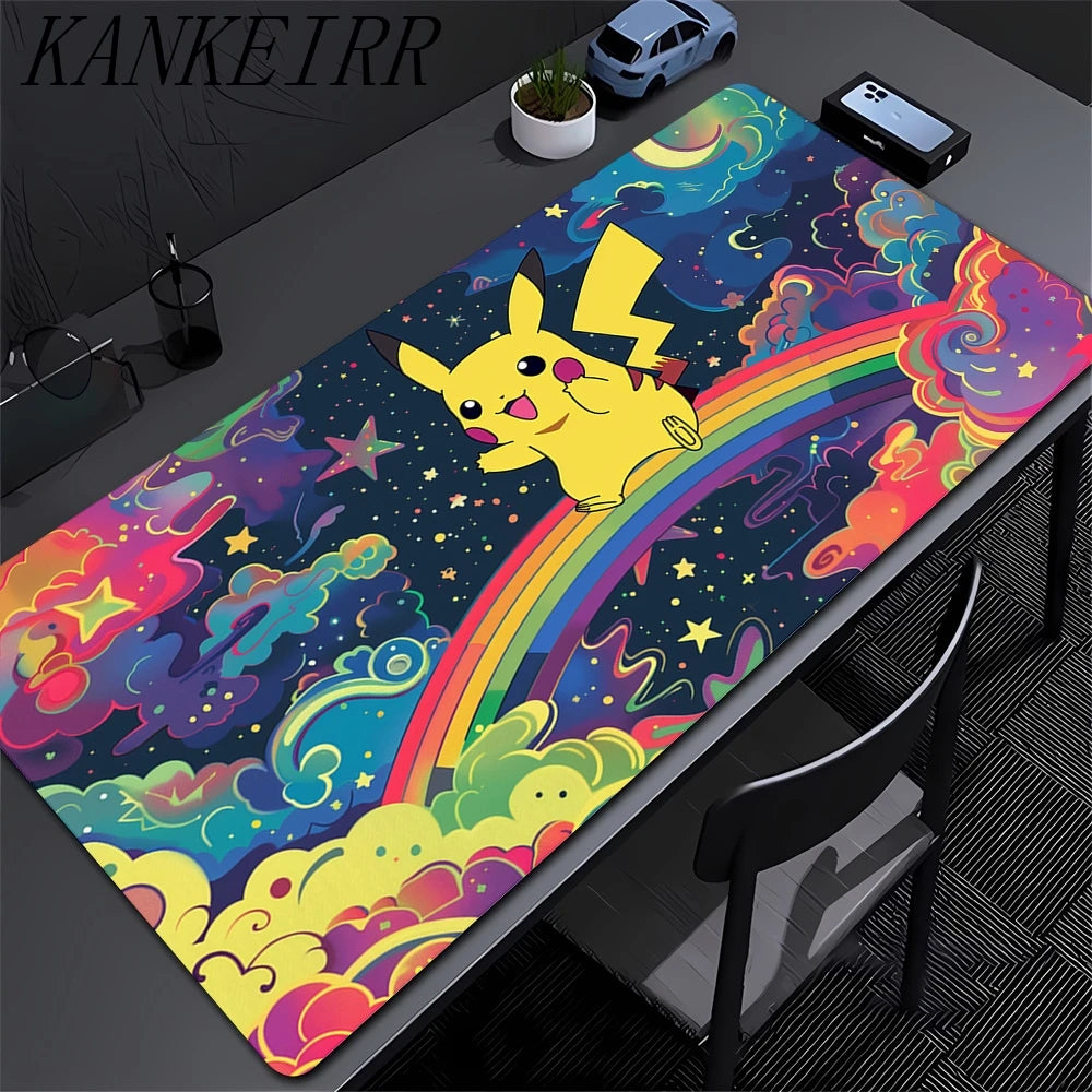 Pikachu Mouse Pad - Large Rubber Gaming Desk Mat