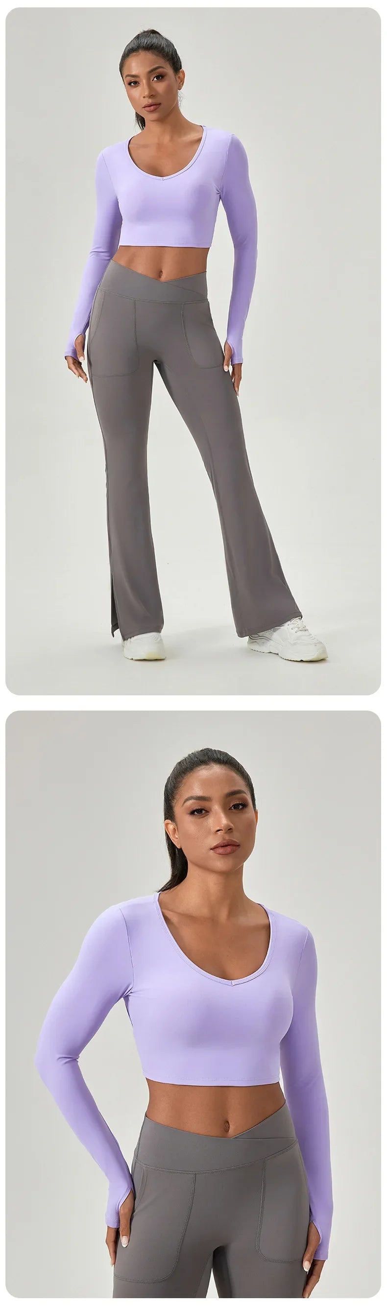 Active Form Long‑Sleeve Fitness Top