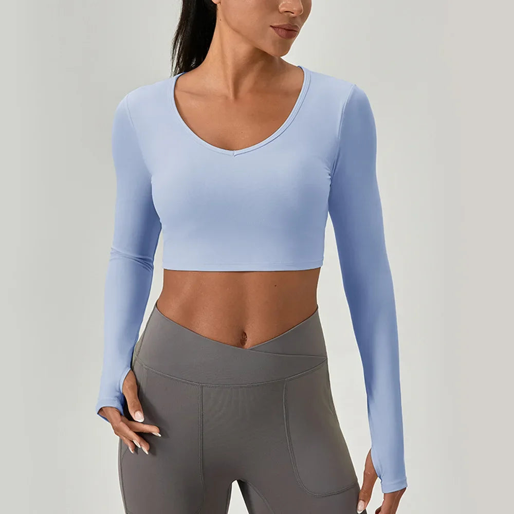 Active Form Long‑Sleeve Fitness Top
