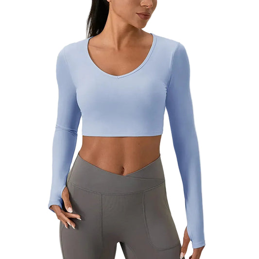 Active Form Long‑Sleeve Fitness Top