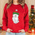 Women’s Christmas Cat Long‑Sleeve Pullover Sweater