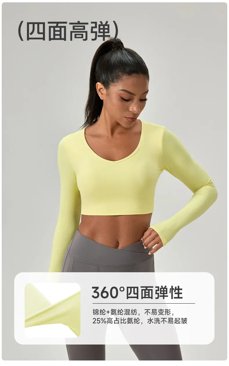 Active Form Long‑Sleeve Fitness Top