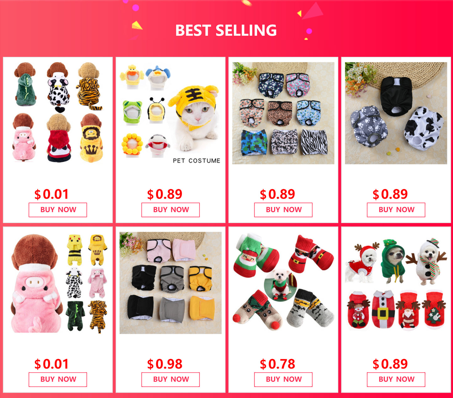 Pet Christmas clothing,