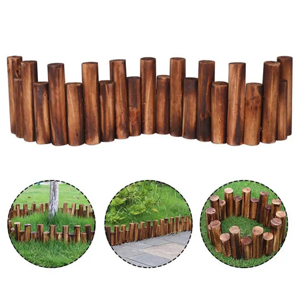 Fence Decor Wood Fence Anti-Corrosion Log