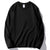 Women Leisure Cotton Long‑Sleeve Round‑Neck Top