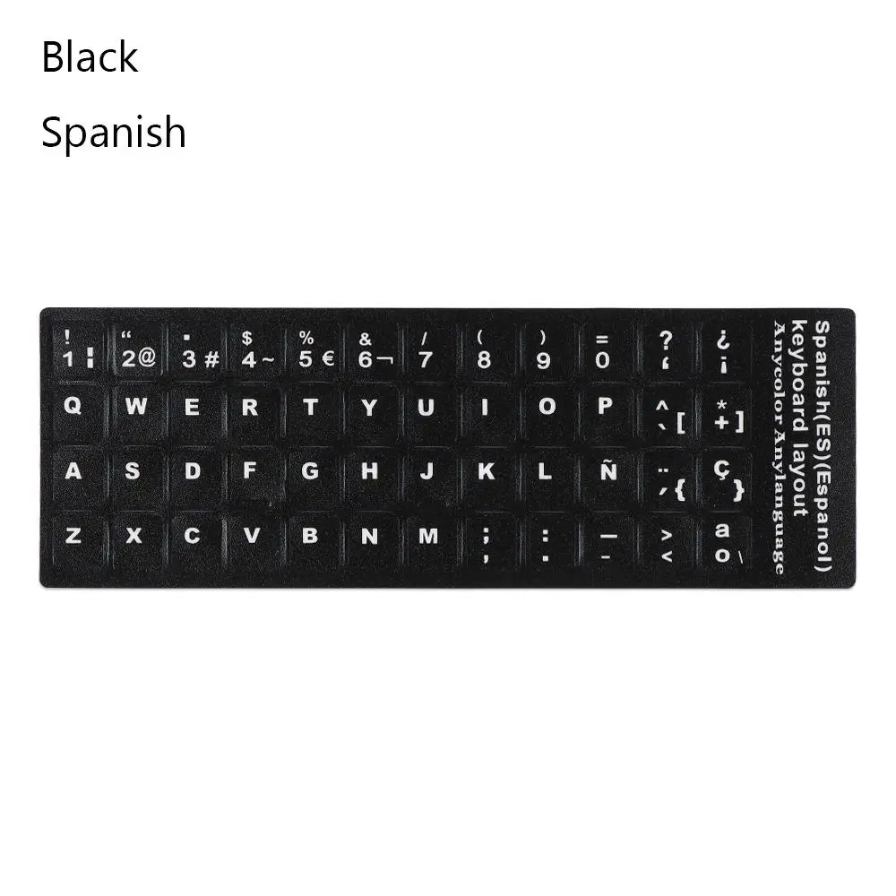 "Laptop Keyboard Sticker Protective Film - Multi-Language"