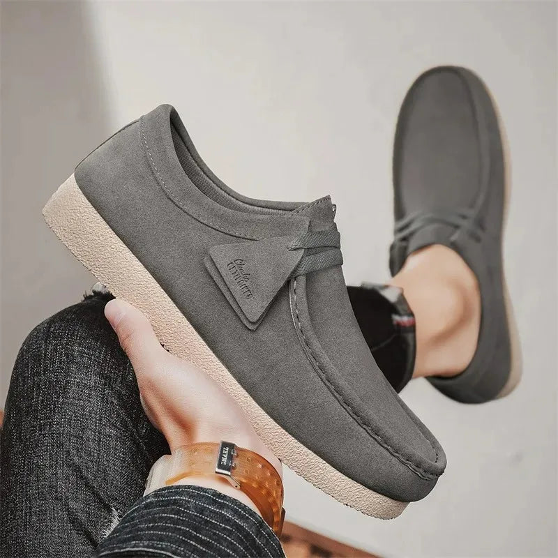 Fashion Men Casual Shoes Suede