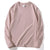 Women Leisure Cotton Long‑Sleeve Round‑Neck Top