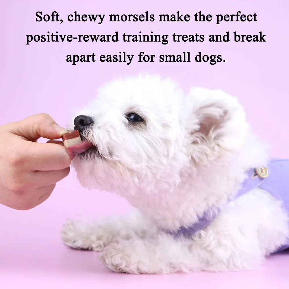 Diced Beef Dog Treats for Small,