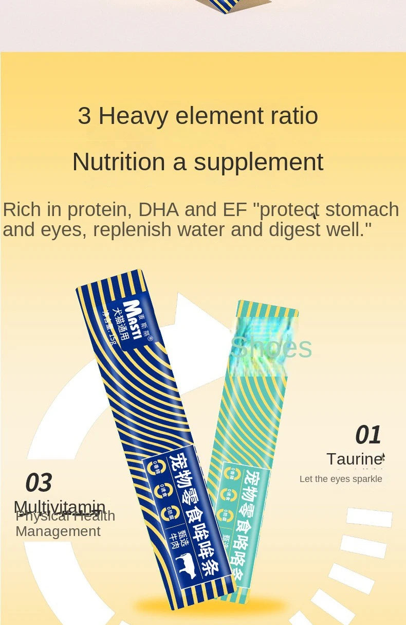 Cat snacks cat strips 15g into