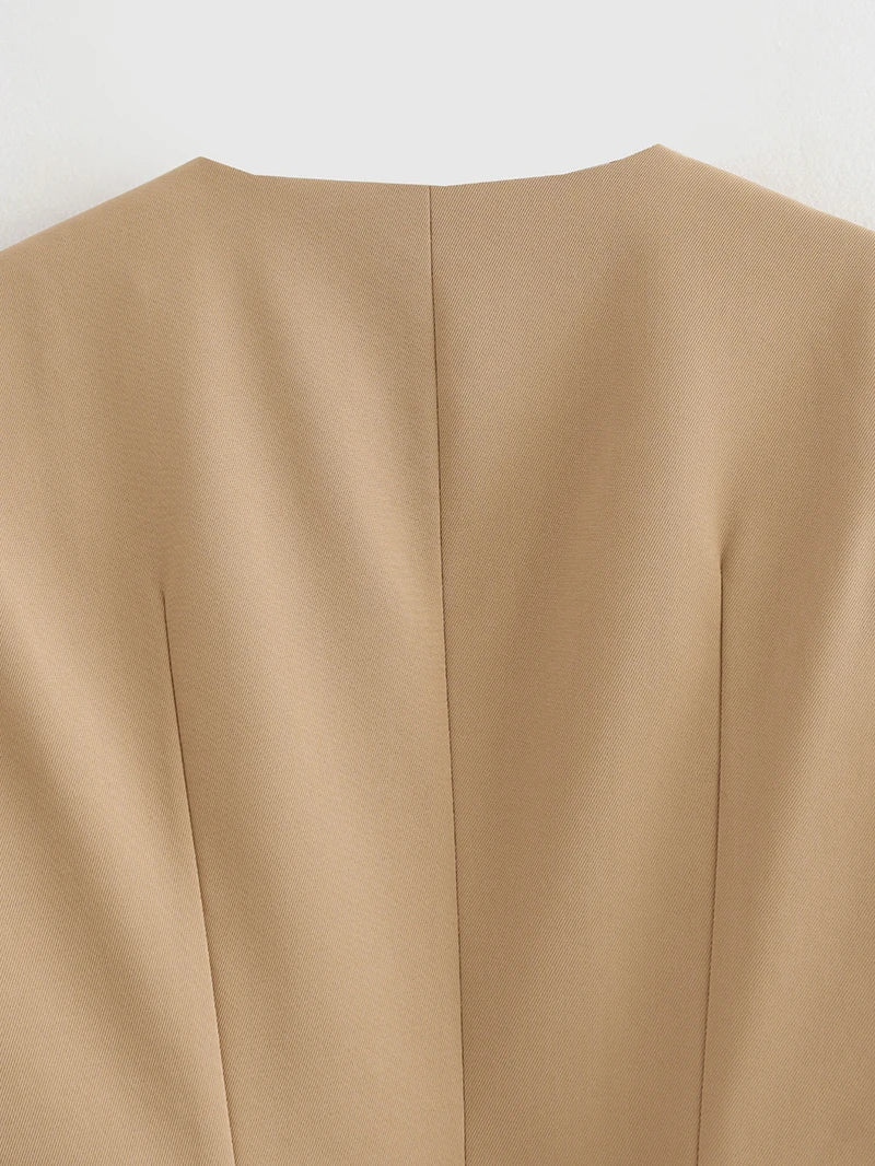 Urban Zip‑Front Sleeveless Waistcoat