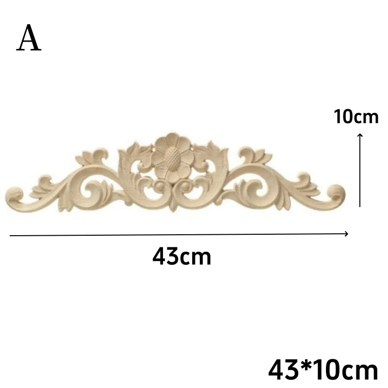 Decorative Wood Appliques and Onlays Natural